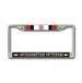 Afghanistan Veteran Chrome License Plate Frame