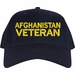 Afghanistan Veteran Text Only USA Cap