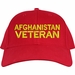 Afghanistan Veteran Text Only USA Cap