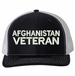 Afghanistan Veteran Text Only USA Mesh-Back Cap