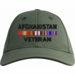 Afghanistan Veteran War Conflict 3-Ribbon Stack Made In USA Cap
