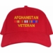 Afghanistan Veteran War Conflict 3-Ribbon Stack Made In USA Cap