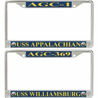 AGC Amphibious Ships License Plate Frames Thumbnail Illustration