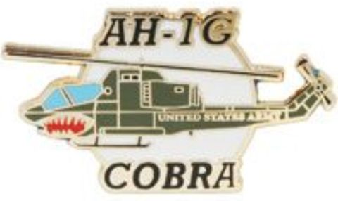 AH-1G Cobra 1-1/2" Lapel Pin