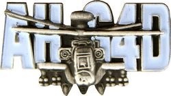AH 64D Helicopter 1.25" Lapel Pin