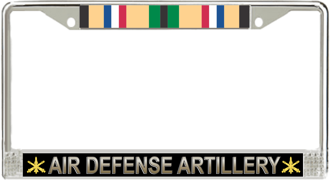 Air Defense Artillery Gulf War Veteran License Plate Frame