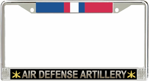 Air Defense Artillery Kosovo Veteran License Plate Frame