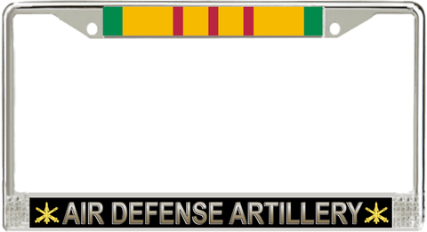 Air Defense Artillery Vietnam Veteran License Plate Frame