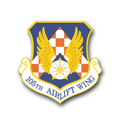 Air Force 105th Airlift Wing Vinyl Transfer Decal
