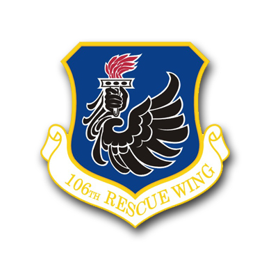 Air Force 106th Rescue Wing Vinyl Transfer Decal