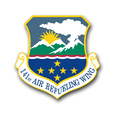 Air Force 141st Air Refueling Wing Vinyl Transfer Decal
