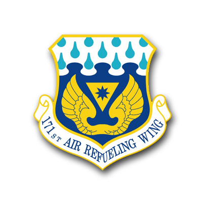 Air Force 171st Air Refueling Wing Vinyl Transfer Decal