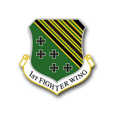 Air Force 1st Fighter Wing Vinyl Transfer Decal