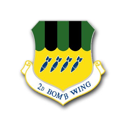Air Force 2nd Bomb Wing Vinyl Transfer Decal