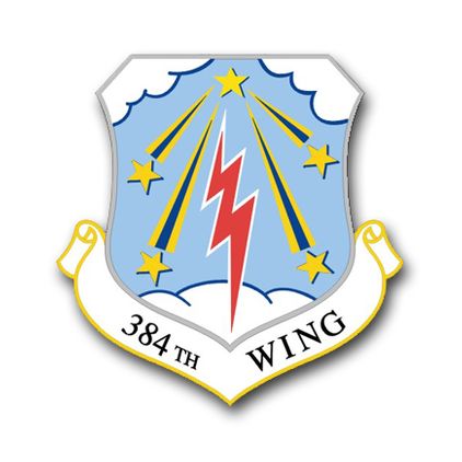 Air Force 384th Wing Vinyl Transfer Decal