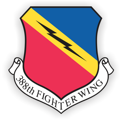 Air Force 388th Fighter Wing Vinyl Transfer Decal