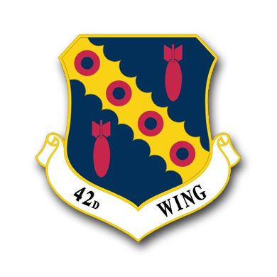 Air Force 42nd Wing Vinyl Transfer Decal
