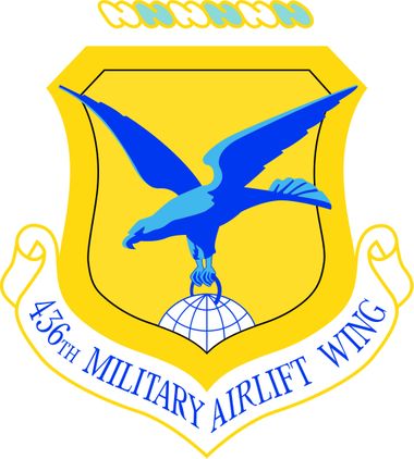 Air Force 436th Airlift Wing Vinyl Transfer Decal
