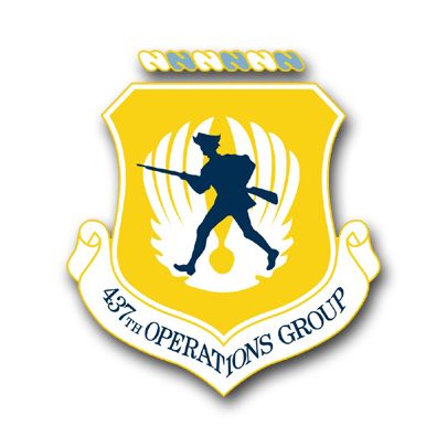 Air Force 437th Operations Group Vinyl Transfer Decal