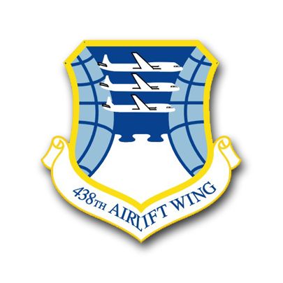 Air Force 438th Airlift Wing Vinyl Transfer Decal
