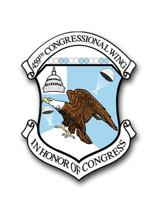 Air Force 459th Congressional Wing Vinyl Transfer Decal