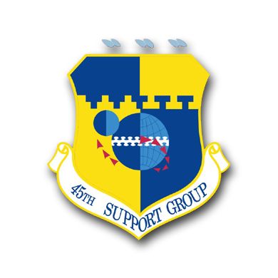 Air Force 45th Support Group Vinyl Transfer Decal