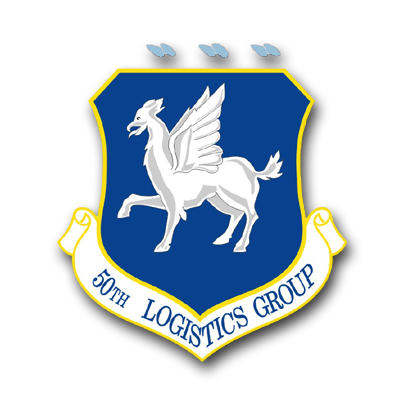 Air Force 50th Logistics Group 3.8'' Vinyl Transfer Decal