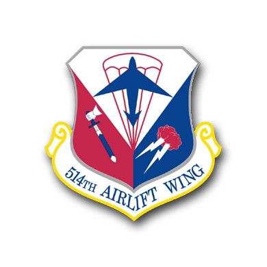 Air Force 514th Airlift Wing Vinyl Transfer Decal