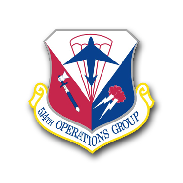 Air Force 514th Operations Group Vinyl Transfer Decal