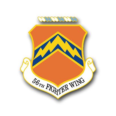 Air Force 56th Fighter Wing Vinyl Transfer Decal