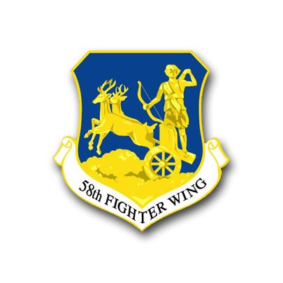 Air Force 58th Fighter Wing Vinyl Transfer Decal