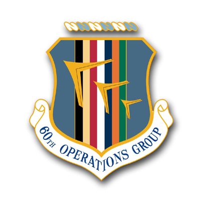Air Force 60th Operations Group Vinyl Transfer Decal