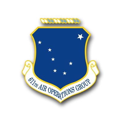 Air Force 611th Air Operations Group Vinyl Transfer Decal
