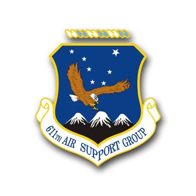 Air Force 611th Air Support Group Vinyl Transfer Decal