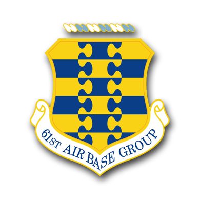 Air Force 61st Air Base Group Vinyl Transfer Decal