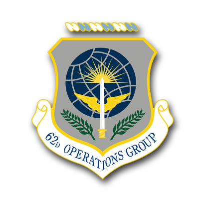 Air Force 62nd Operations Group Vinyl Transfer Decal