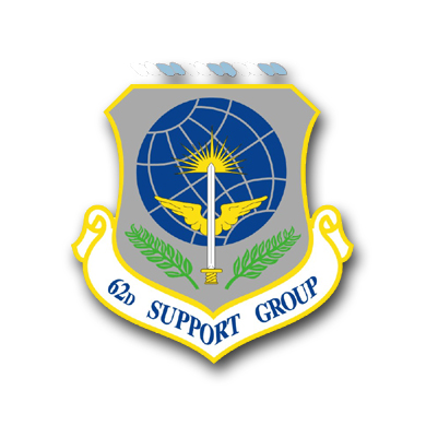 Air Force 62nd Support Group Vinyl Transfer Decal