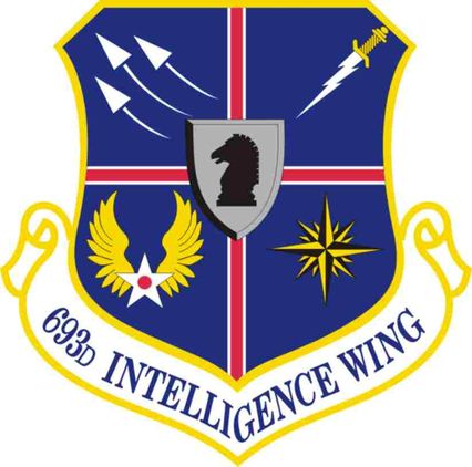 Air Force 693rd Intelligence Wing Vinyl Transfer Decal
