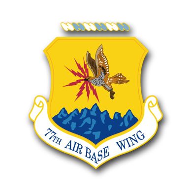 Air Force 77th Air Base Wing 3.8'' Vinyl Transfer Decal