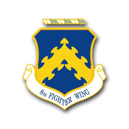 Air Force 8th Fighter Wing Vinyl Transfer Decal