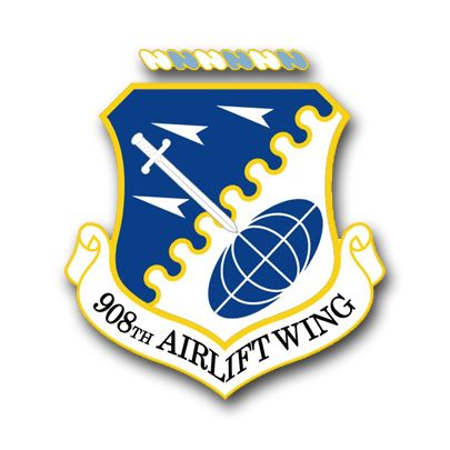 Air Force 908th Airlift Wing Vinyl Transfer Decal