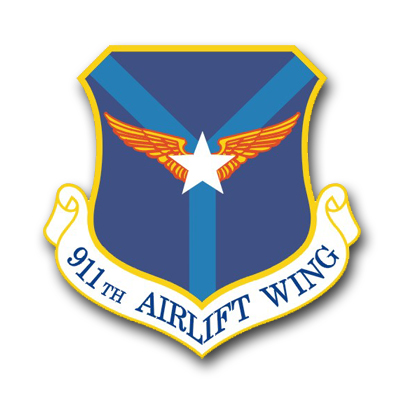 Air Force 911th Airlift Wing Vinyl Transfer Decal