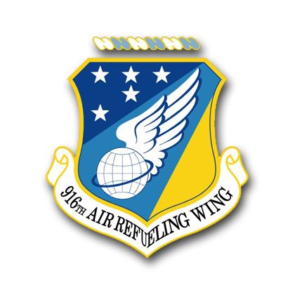 Air Force 916th Air Refueling Wing Vinyl Transfer Decal