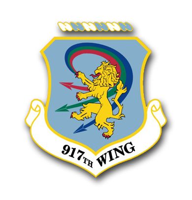 Air  Force 917th Wing Vinyl Transfer Decal