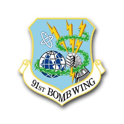 Air Force 91st Bomb Wing Vinyl Transfer Decal