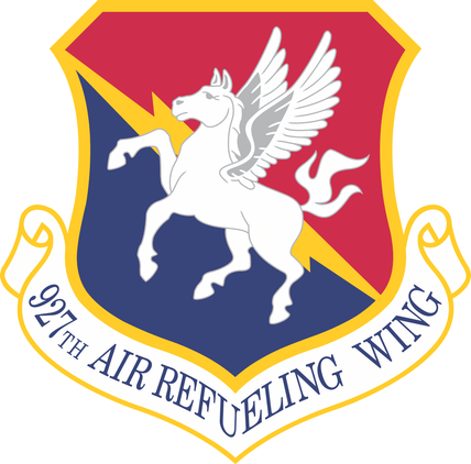 Air Force 927th Air Refueling Wing Vinyl Transfer Decal