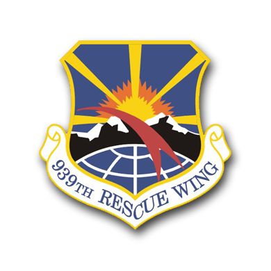 Air Force 939th Rescue Wing Vinyl Transfer Decal