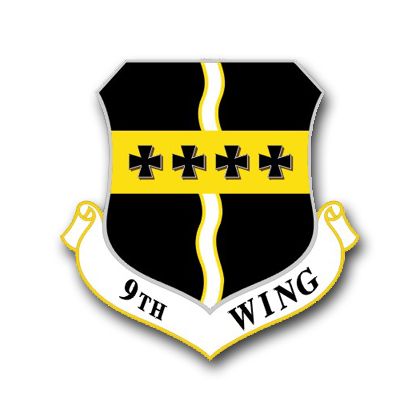 Air Force 9th Wing Vinyl Transfer Decal