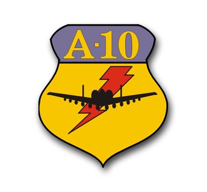 Air Force A-10 Patch Vinyl Transfer Decal