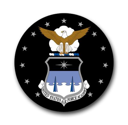 Air Force Academy Circle Vinyl Transfer Decal
